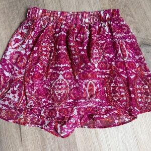 Show Me Your Mumu Carlos Swing Shorts Size S Flowy Boho Chiffon